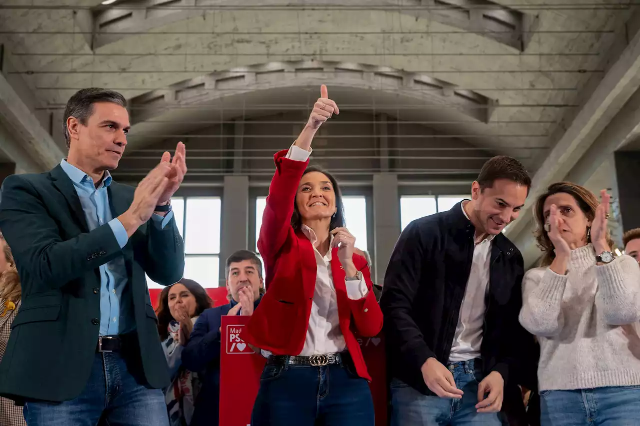 Sánchez arropa a Maroto en su puesta de largo como candidata a la alcaldía de Madrid: 'Almeida boicoteó los fondos europeos mientras yo traía inversiones como ministra'