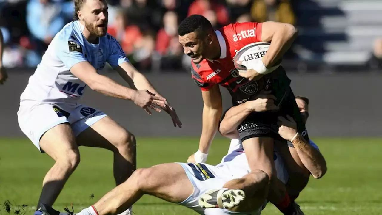 Top 14 : le Stade Toulousain s'impose dans la douleur contre Bayonne et se rapproche des demi-finales