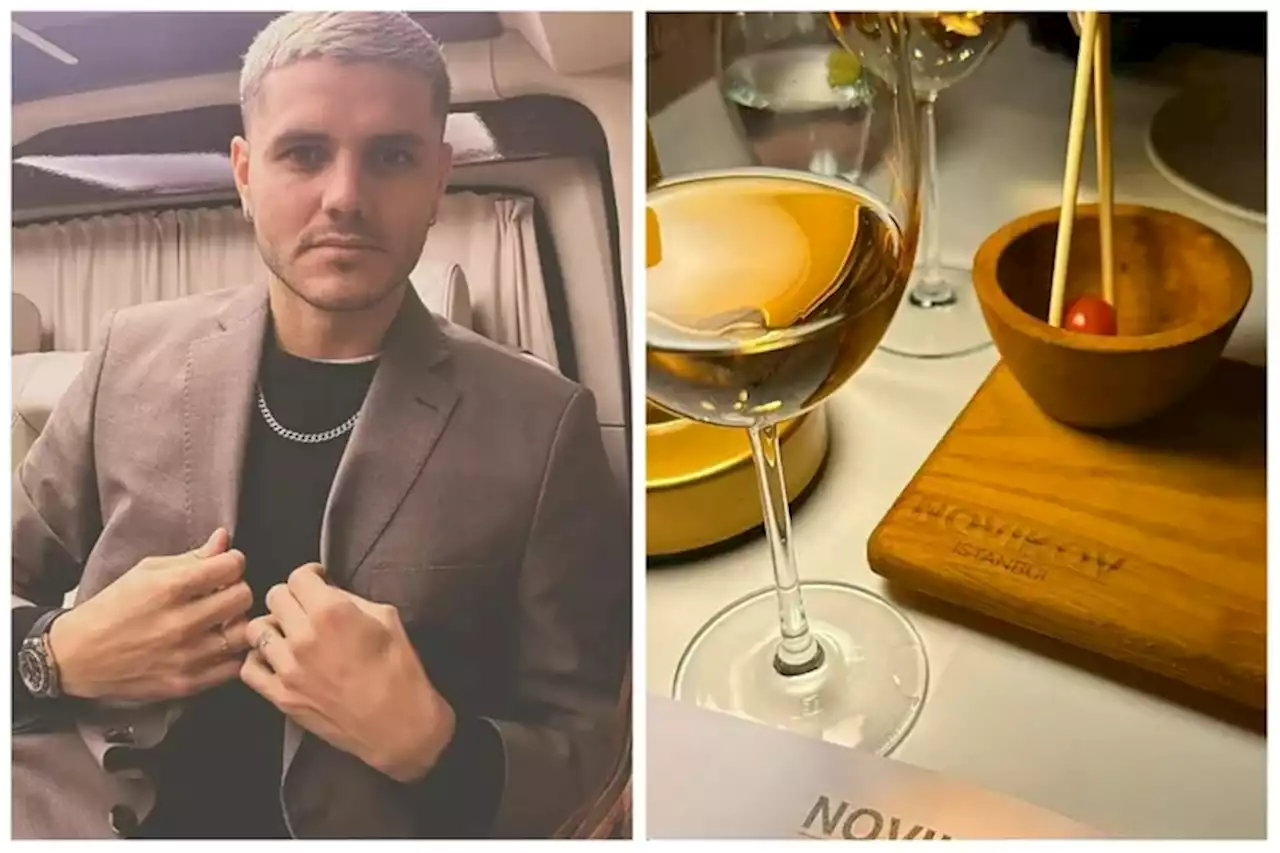 Mauro Icardi fue a cenar a un exclusivo restaurante, subió una foto y un detalle lo delató: ¿quién fue su cita?