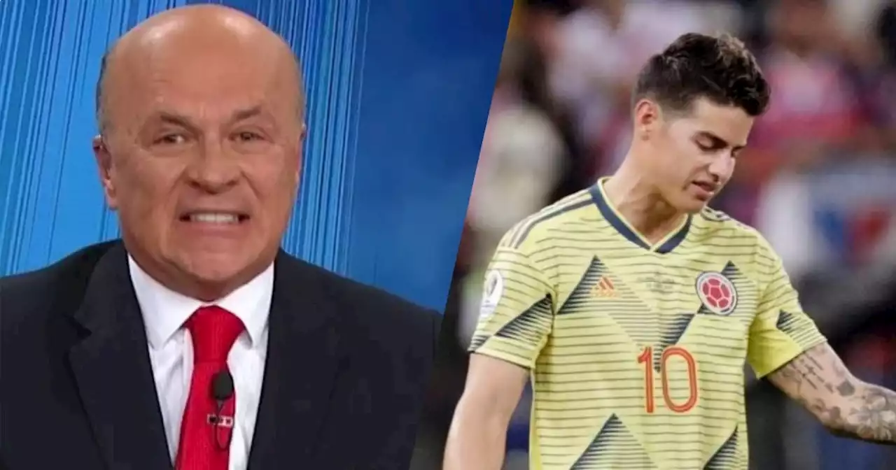 Carlos Antonio Vélez arremete contra James y la selección de mayores