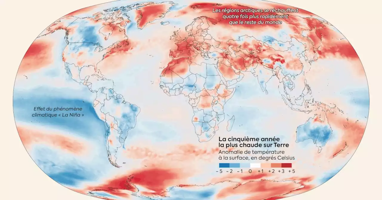 Climat : 2022, l’année de tous les records en cinq infographies