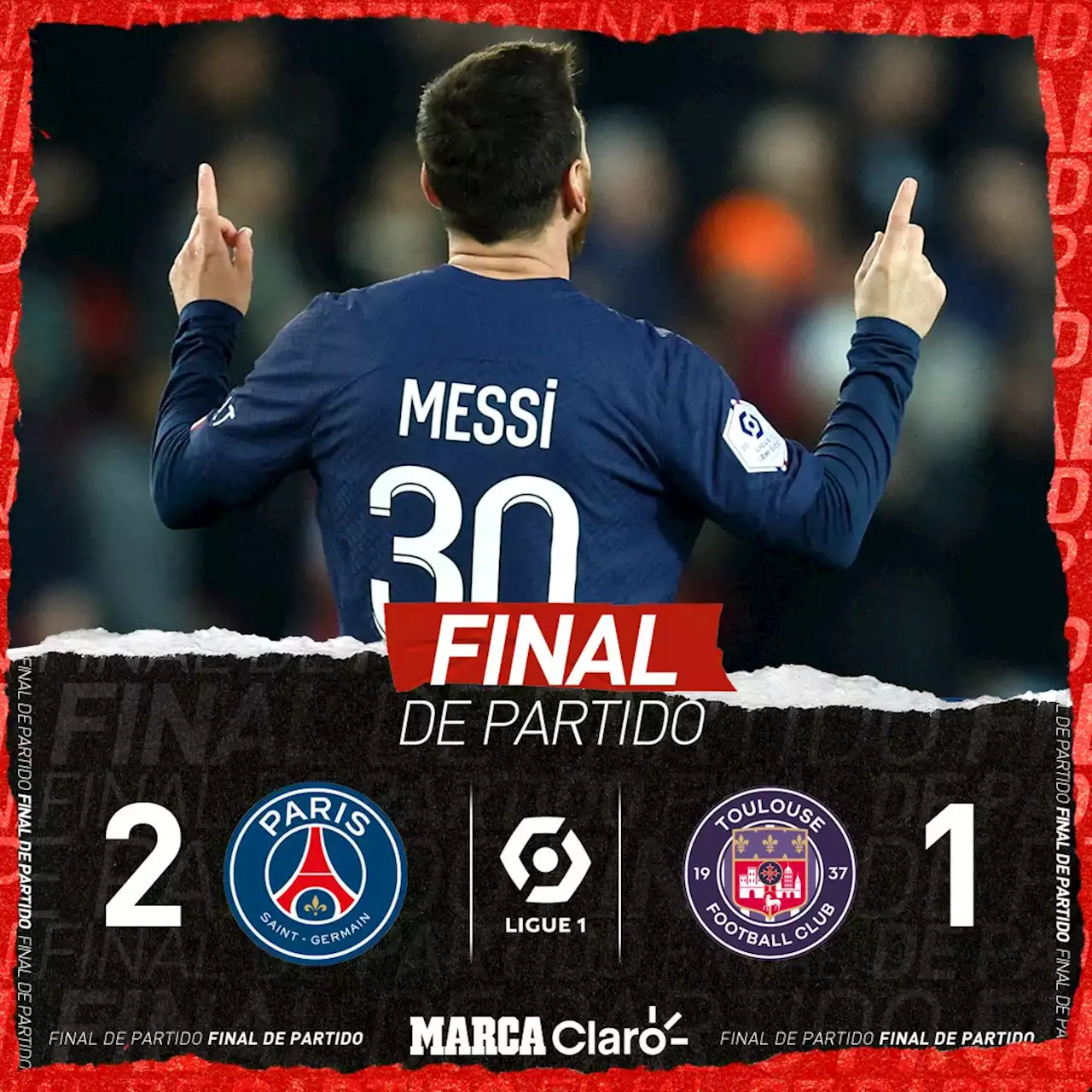 Messi da la cara por el PSG ante la ausencia de Neymar y Mbappé