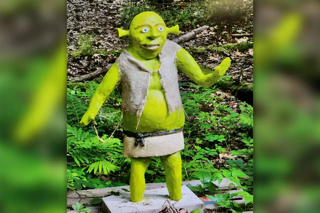 200-pound Shrek sculpture is missing from its Massachusetts home