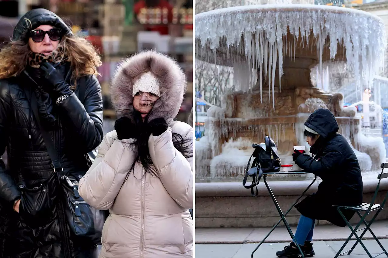 Record-setting cold shocks New York City