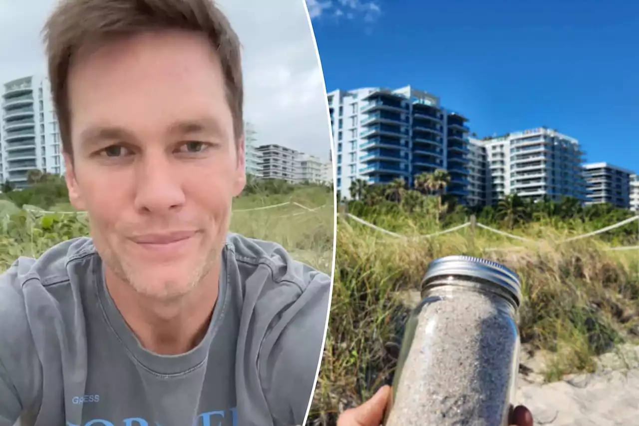 Tom Brady’s retirement sand selling for at least $99K at eBay auction