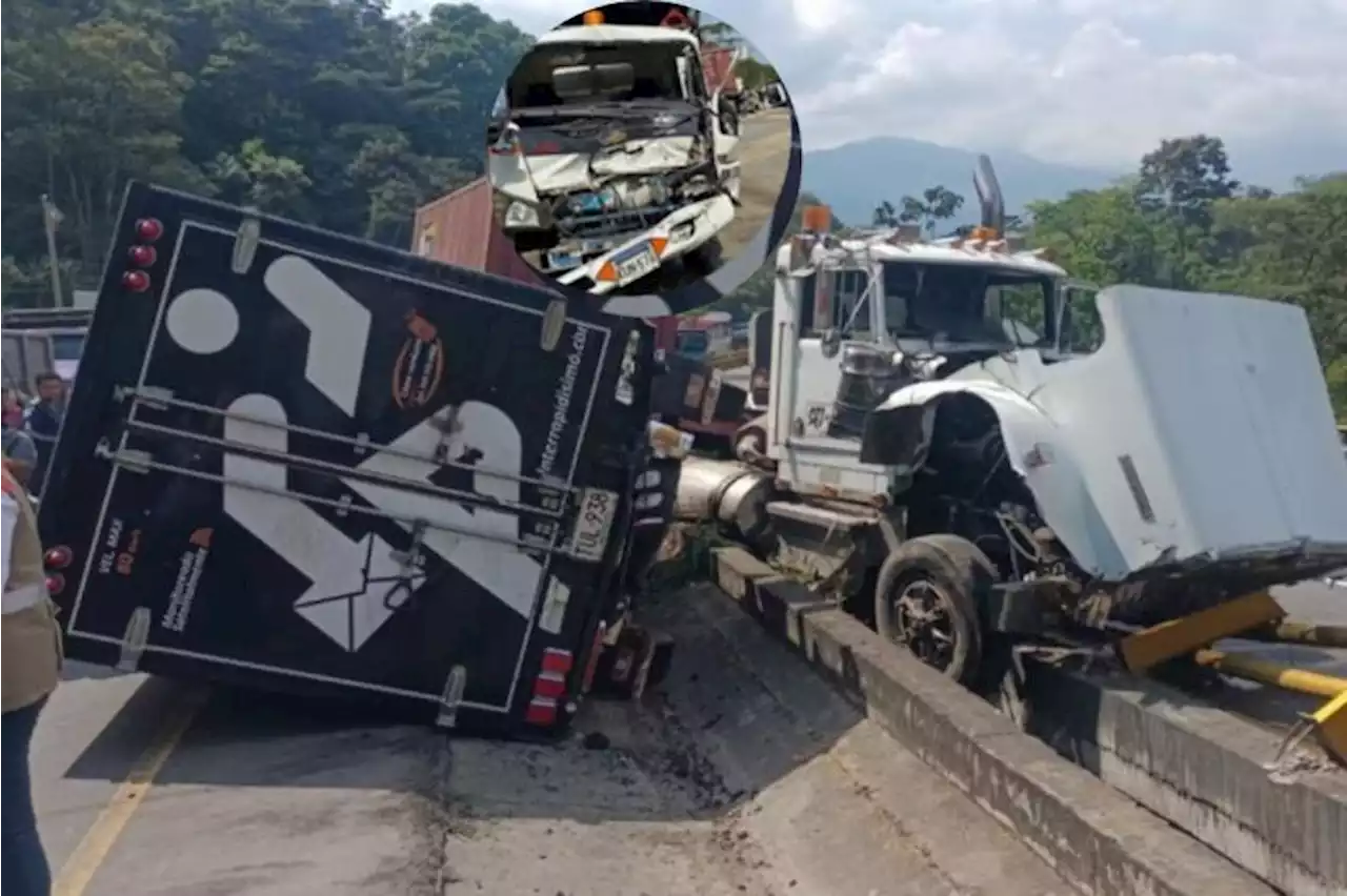 Aparatoso choque en Ibagué: tractomula se quedó sin frenos y ocasionó grave accidente - Pulzo