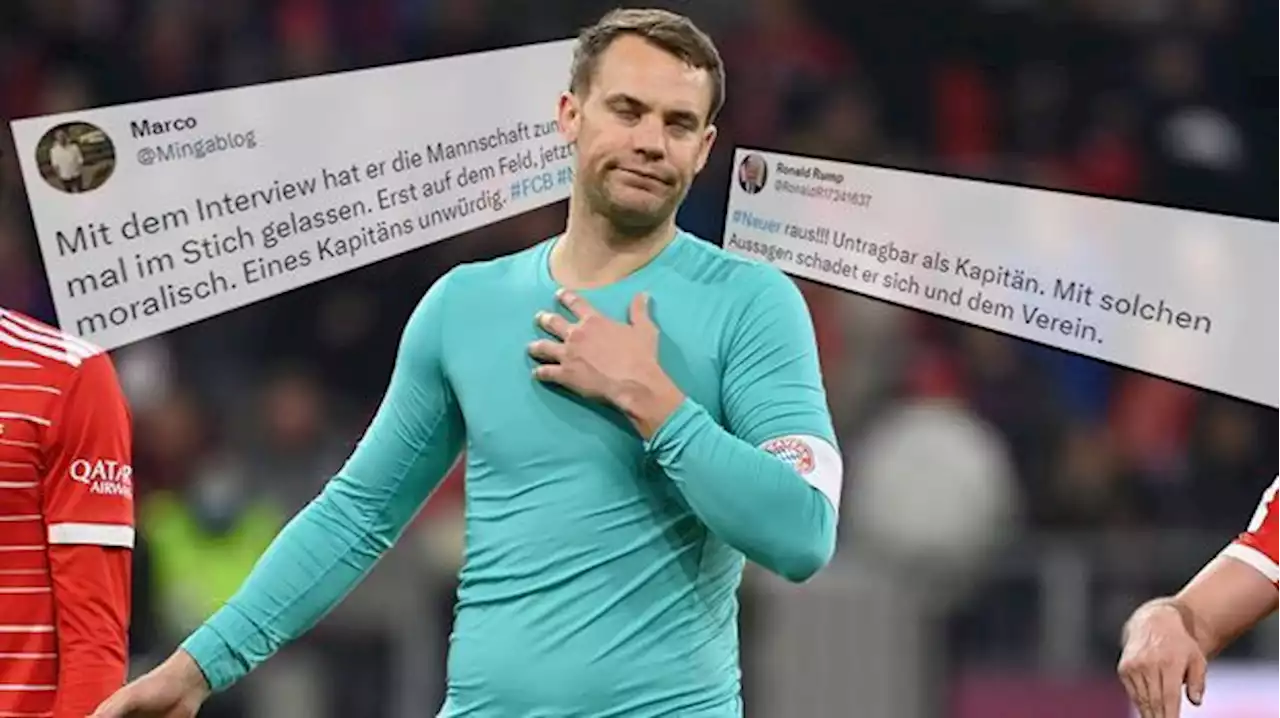 Bundesliga - 'Peinlich', 'sprachlos', 'Eigentor' - Neuer erntet harsche Kritik aus dem Netz