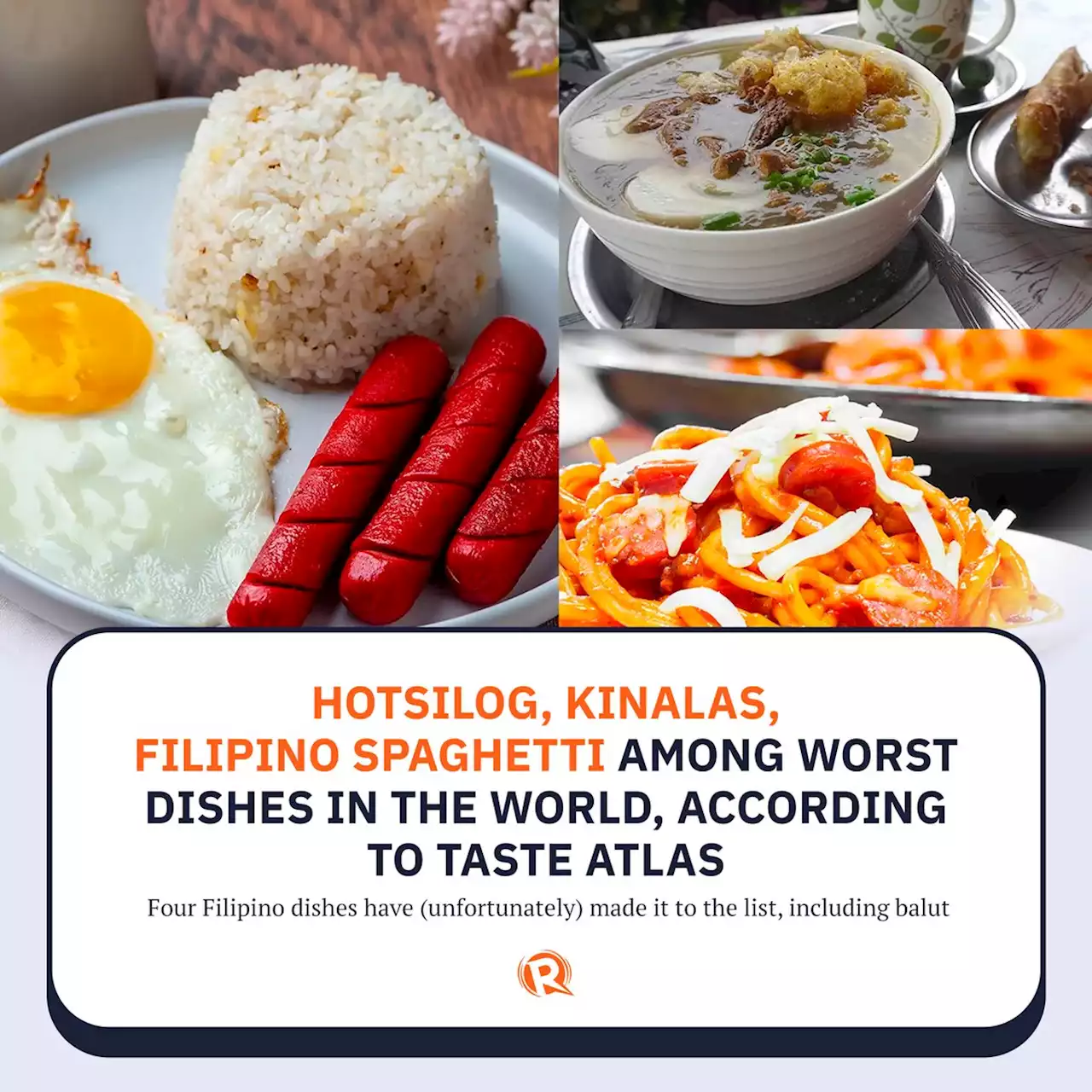 Hotsilog, kinalas, Filipino spaghetti among Worst Dishes in the World, according to Taste Atlas