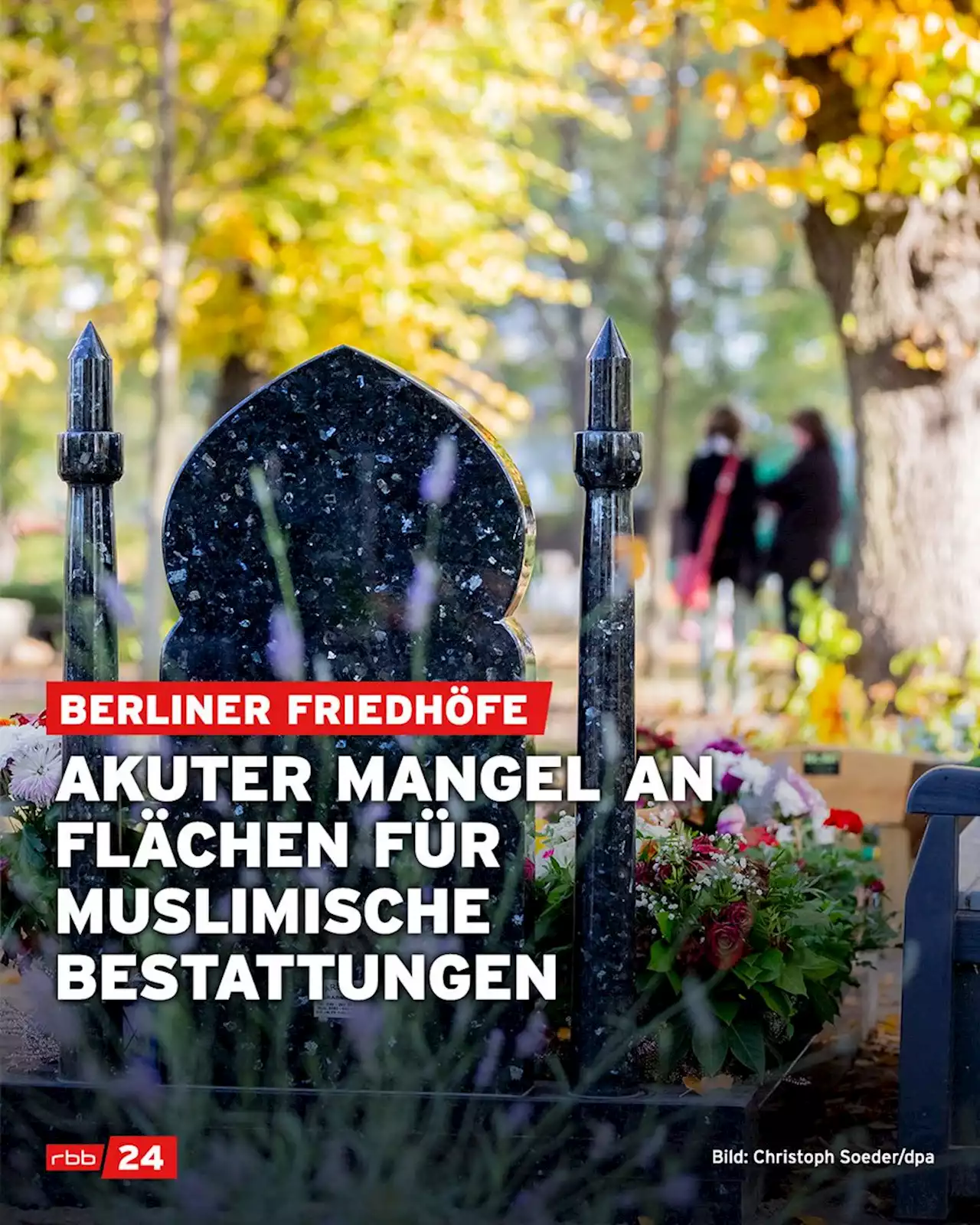 Protest gegen akuten Mangel an Grabstätten für Muslime - Senat verspricht Abhilfe