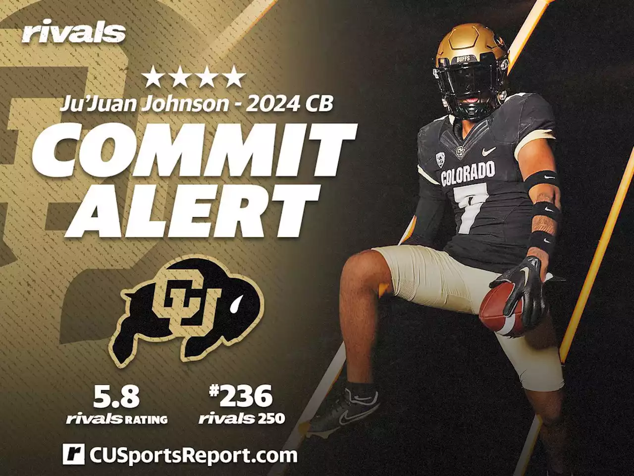 CUSportsReport - Rivals250 DB Ju'Juan Johnson commits to Colorado over LSU, Florida