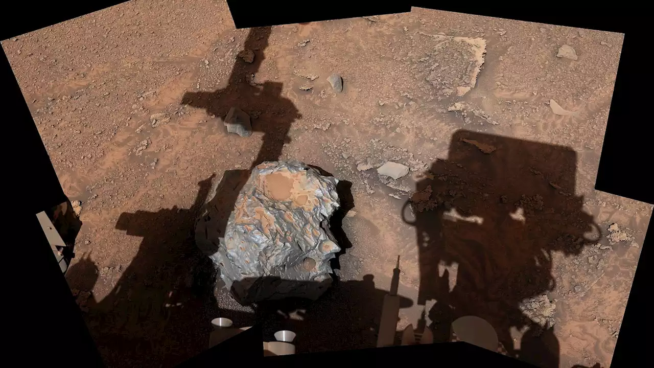 El rover Curiosity encuentra otro meteorito metálico en Marte