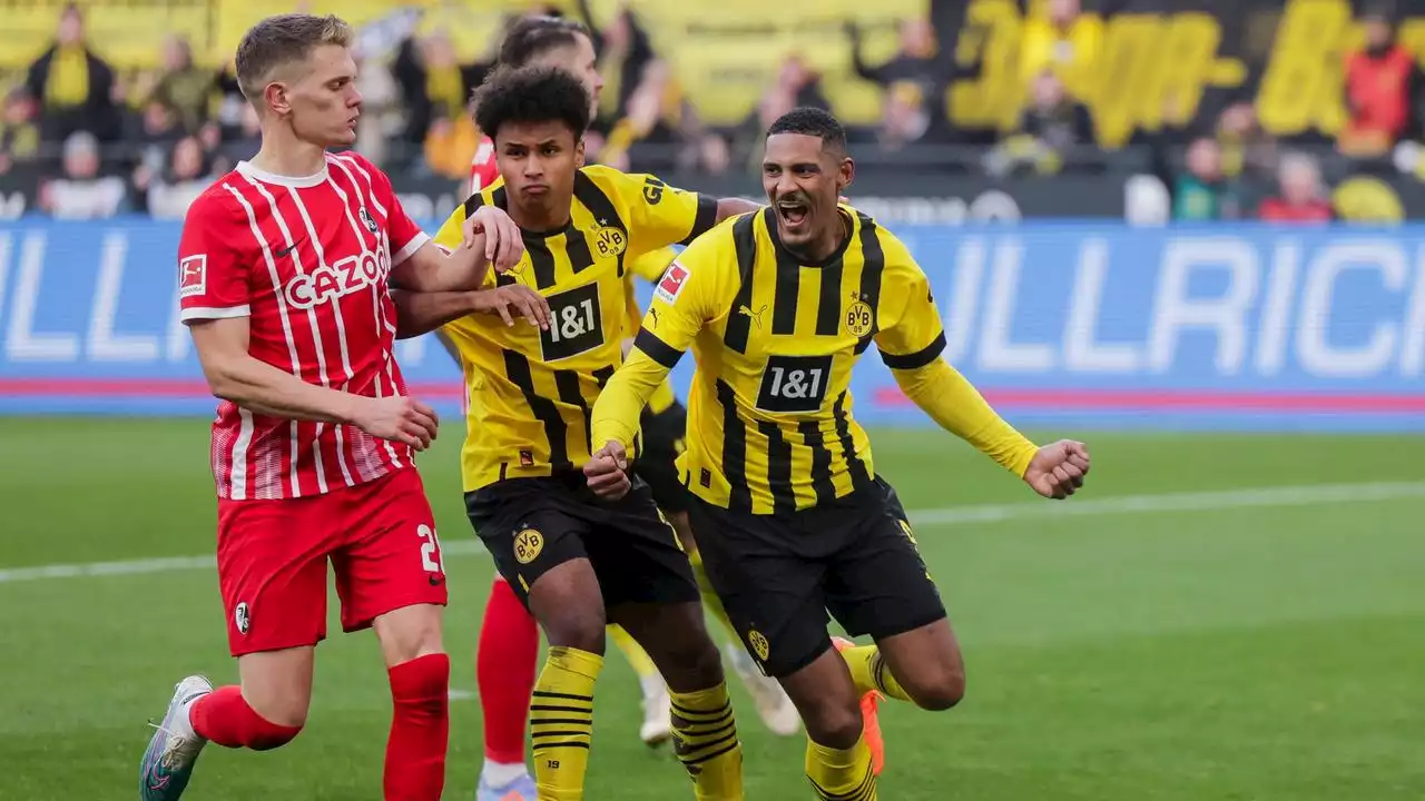 Bundesliga: BVB-Stürmer Sébastien Haller feiert Tor-Premiere gegen SC Freiburg