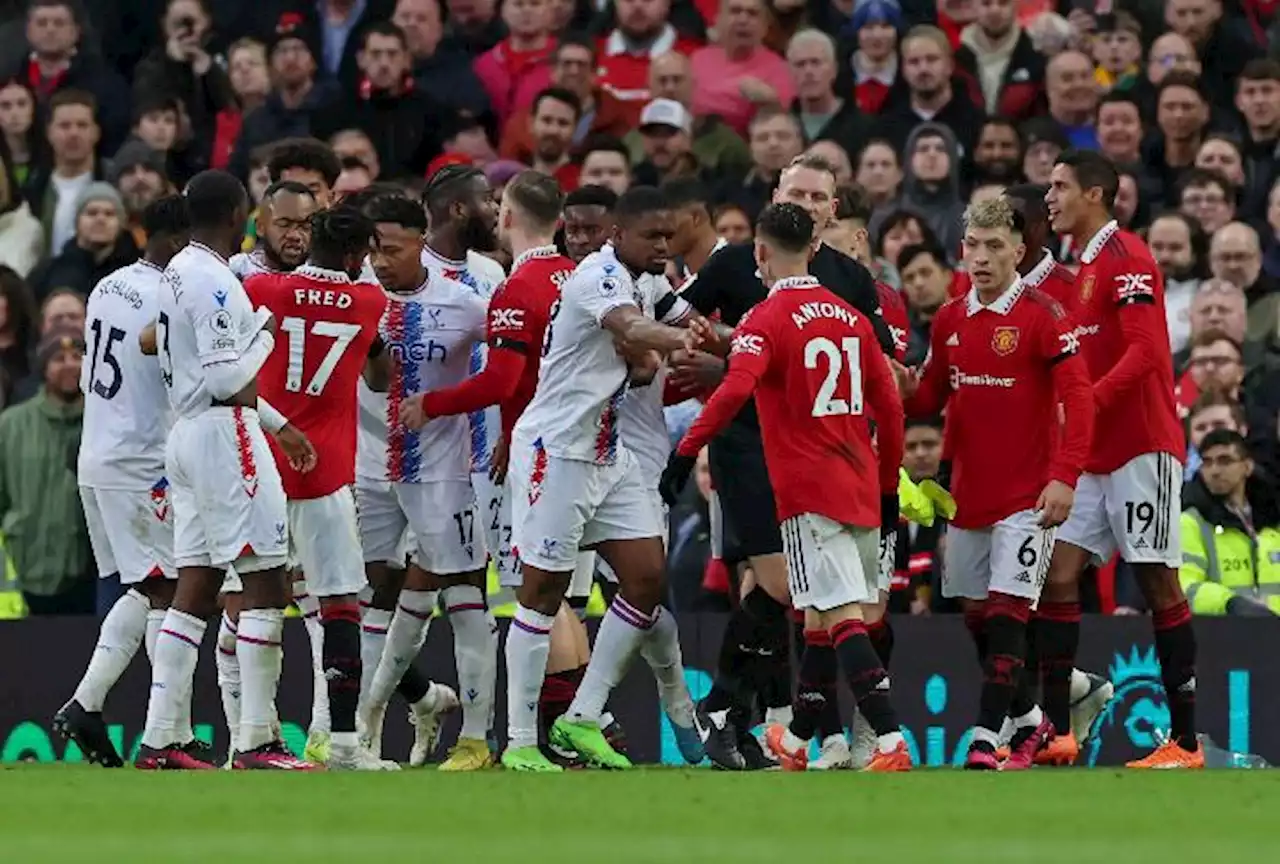 Hasil Liga Inggris: Manchester United vs Crystal Palace 2-1, Casemiro Kartu Merah