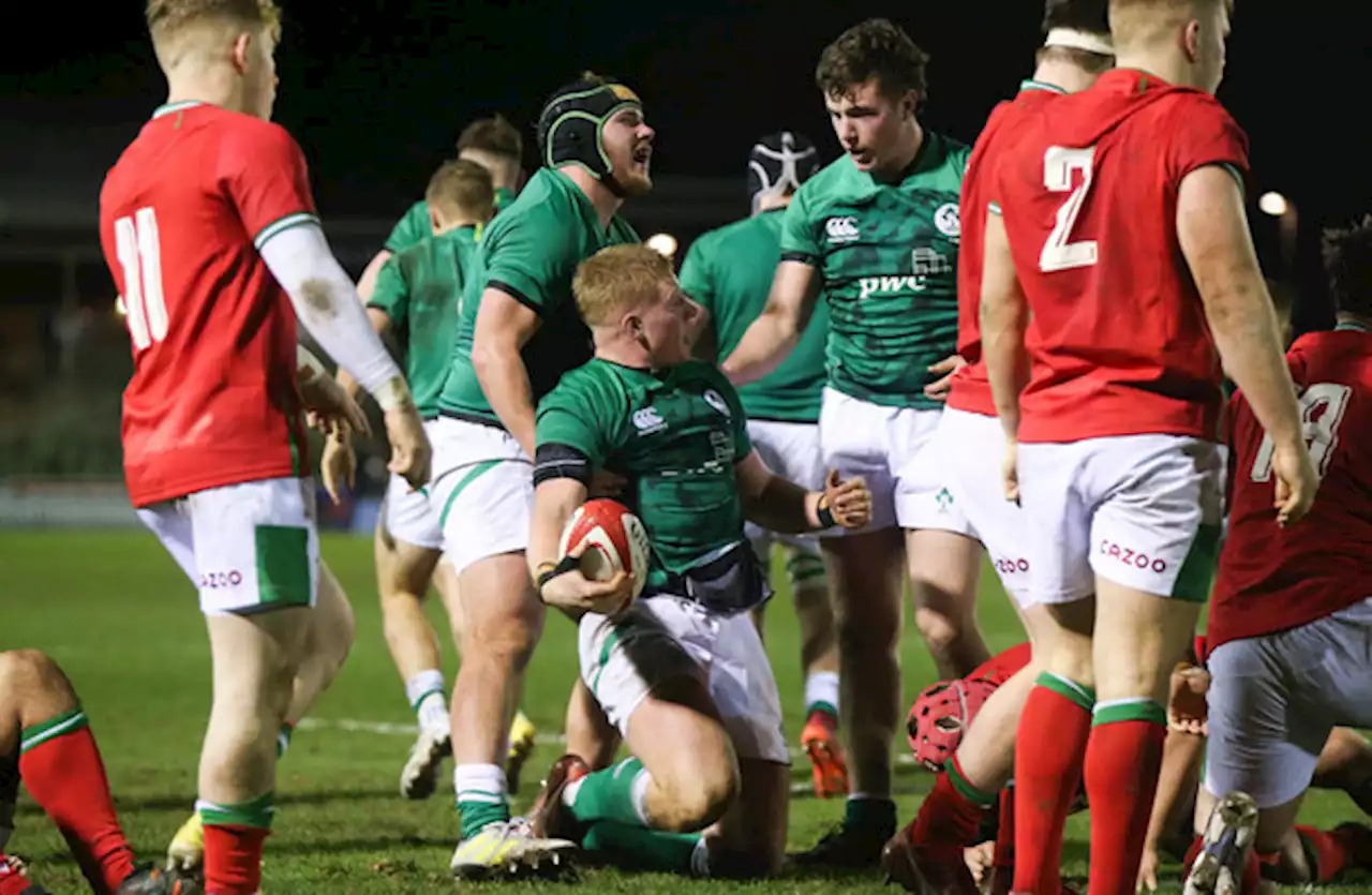 Ireland U20s get Six Nations campaign off to winning start after 10-try thriller in Wales