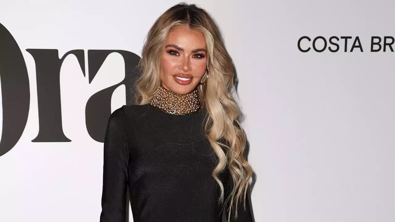 Chloe Sims shows off incredible curves in skintight dress at Rita Ora's LA bash