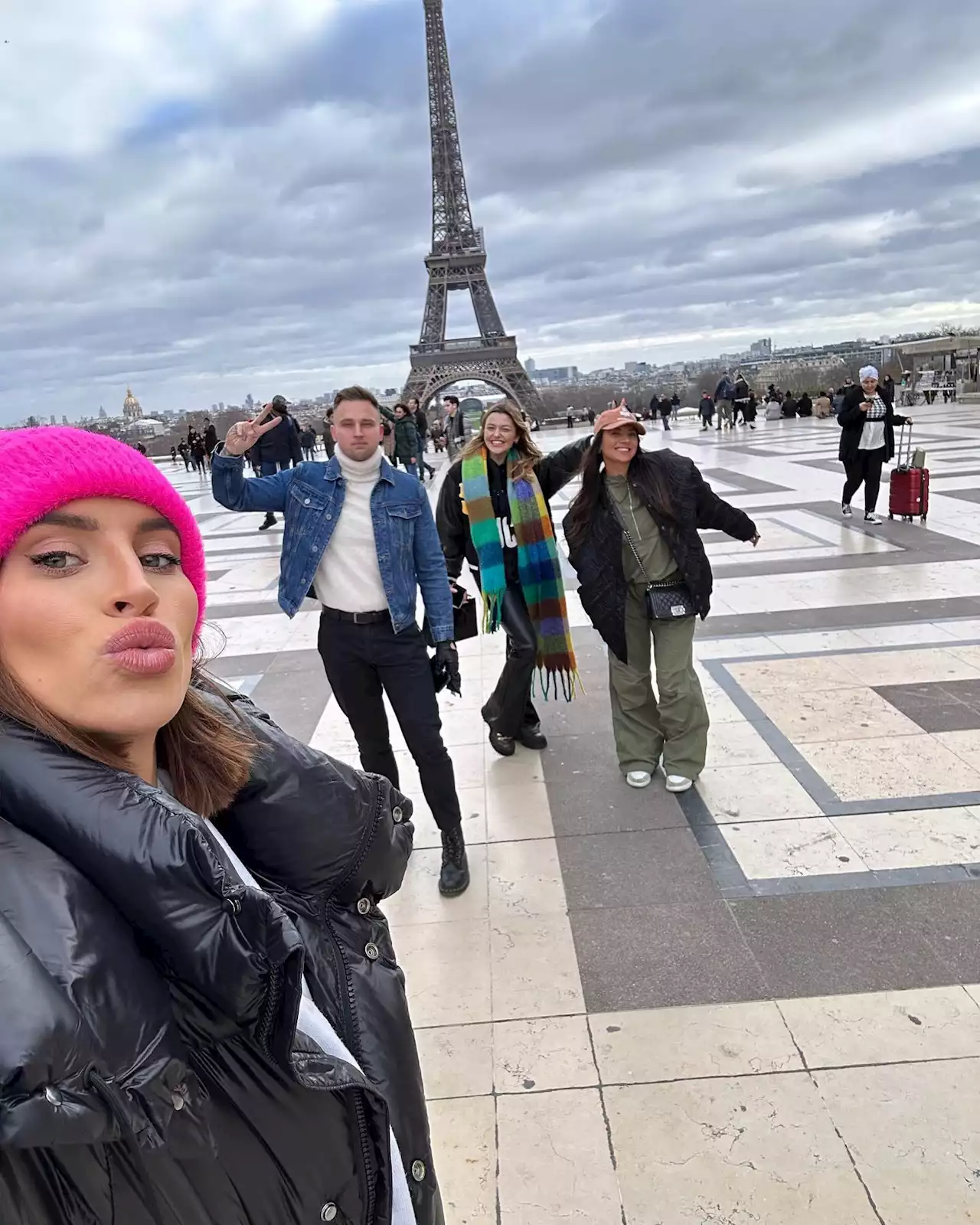 Inside pregnant Ferne McCann’s trip to Paris to celebrate pal’s 30th birthday as she puts voice note scandal behind her