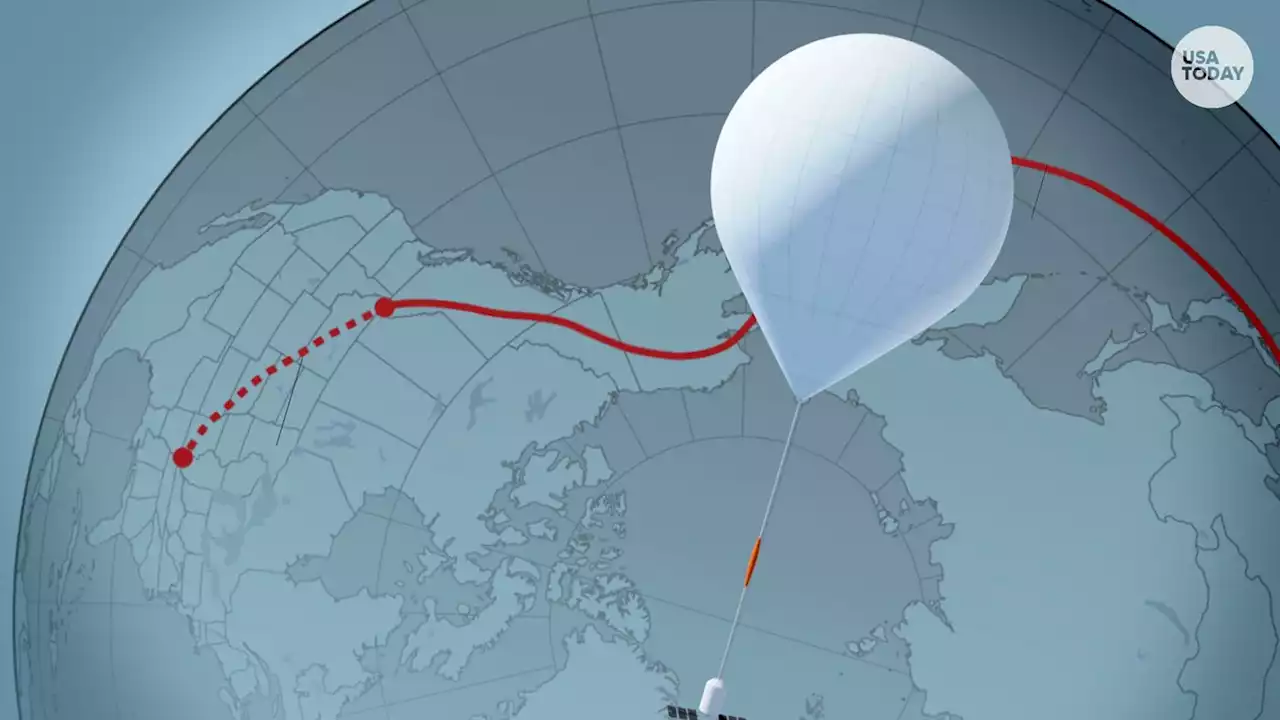 US tracking suspected Chinese spy balloon as it drifts across Montana to Midwest