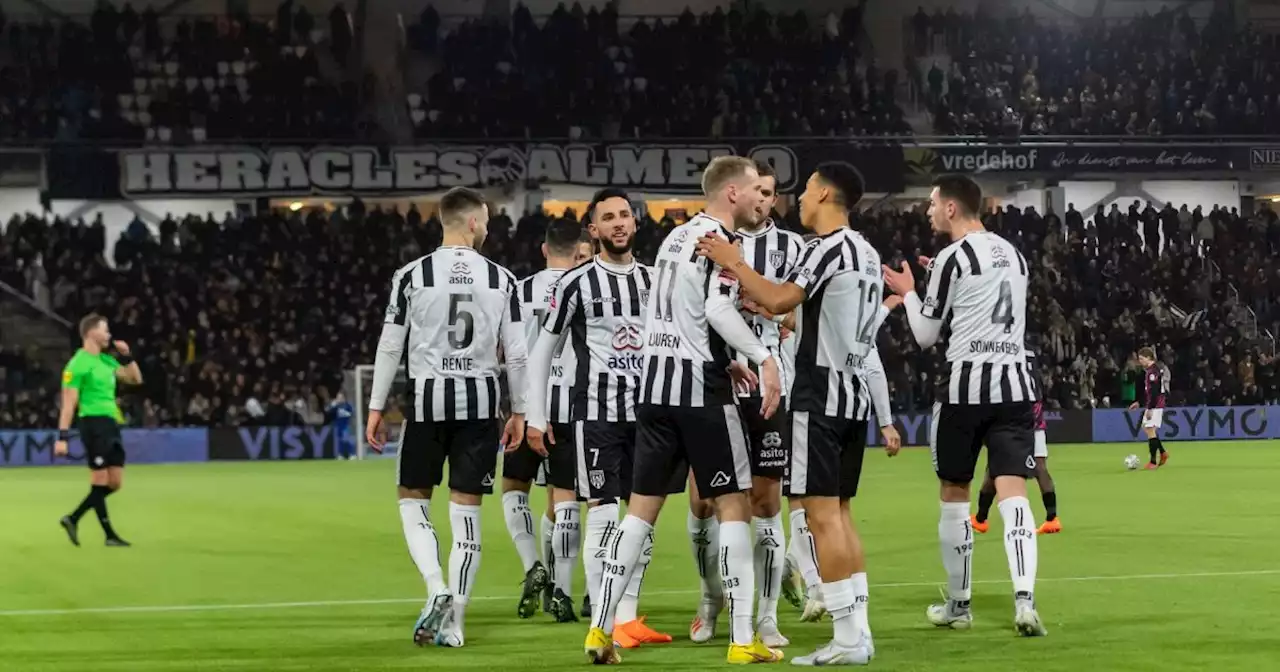 Heracles profiteert optimaal van blamage FC Eindhoven, NAC onderuit bij ADO