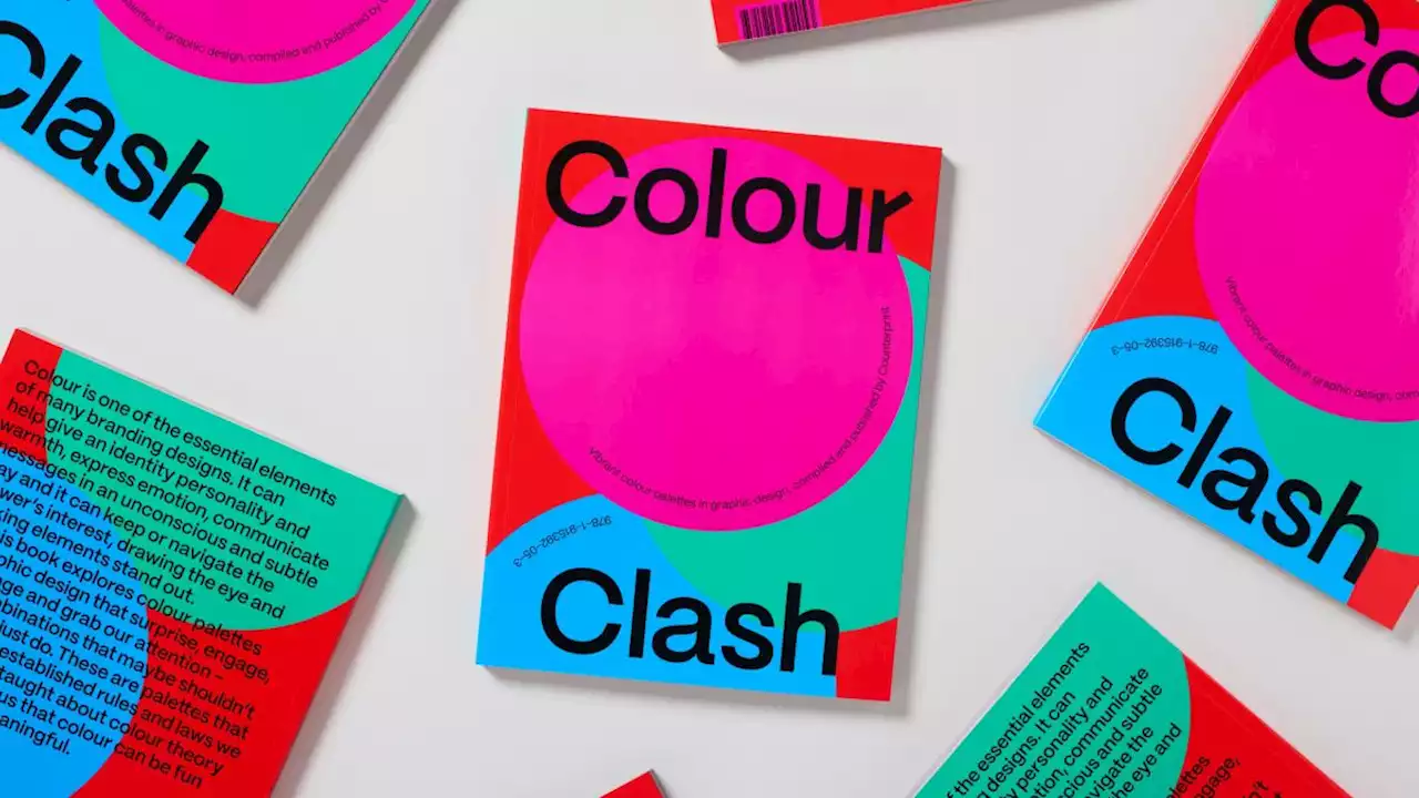 Colour Clash is a bold compendium of dazzling supergraphics and logos that pop