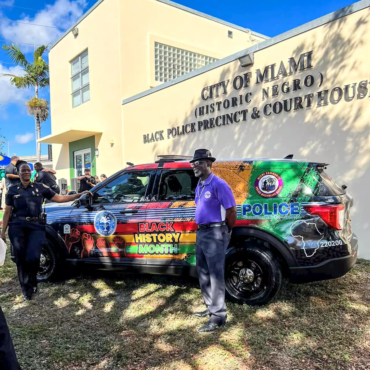 Black History Month police cruisers spark backlash online