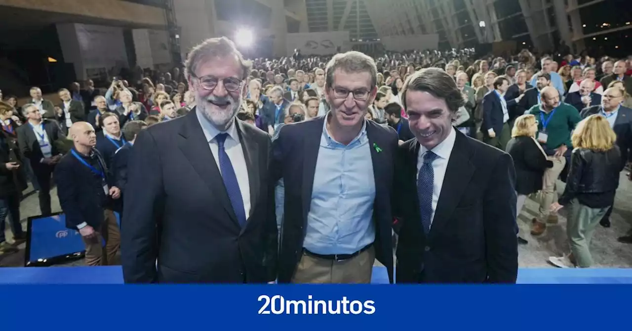 Aznar y Rajoy impulsan a Feijóo para un 'cambio de rumbo' en España: 'Esto va de un Gobierno Frankenstein de Sánchez o del PP'