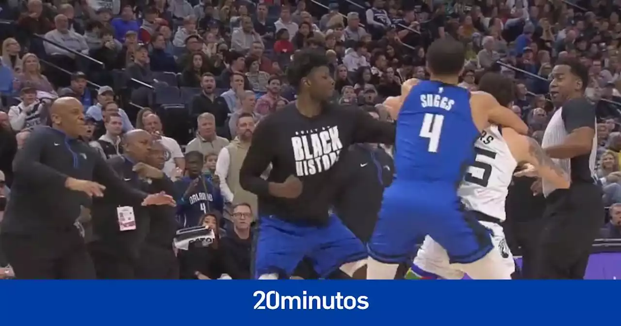 Brutal pelea en la NBA con cinco expulsados: ¡Mo Bamba y Austin Rivers se lían a puñetazos!