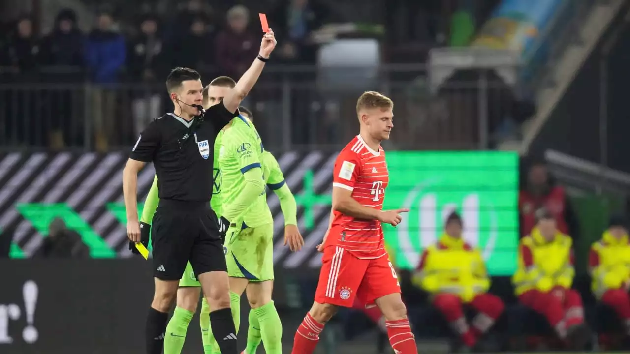 Bundesliga: Wolfsburg - Bayern 2:4! Bei Sieg in Unterzahl –Kimmich-Rot & Tor-Wirbel