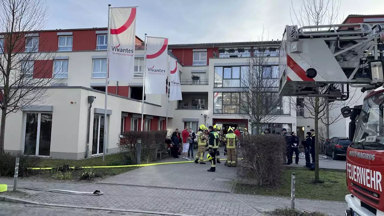 Brand in Seniorenheim – drei Bewohner in Klinik