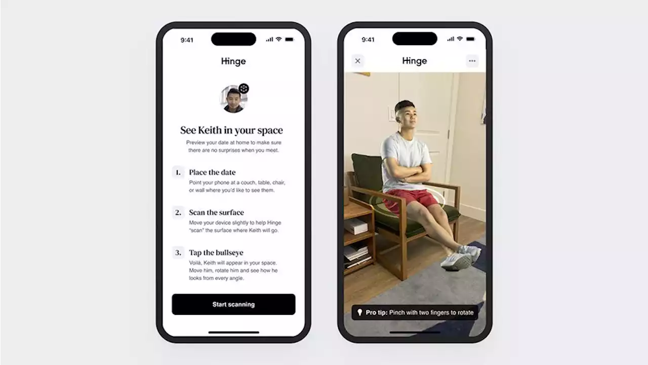 Hilarious concept lets you preview your Hinge date in AR