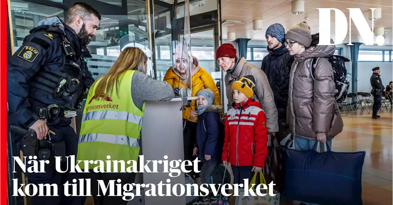 När Ukrainakriget kom till Migrationsverket