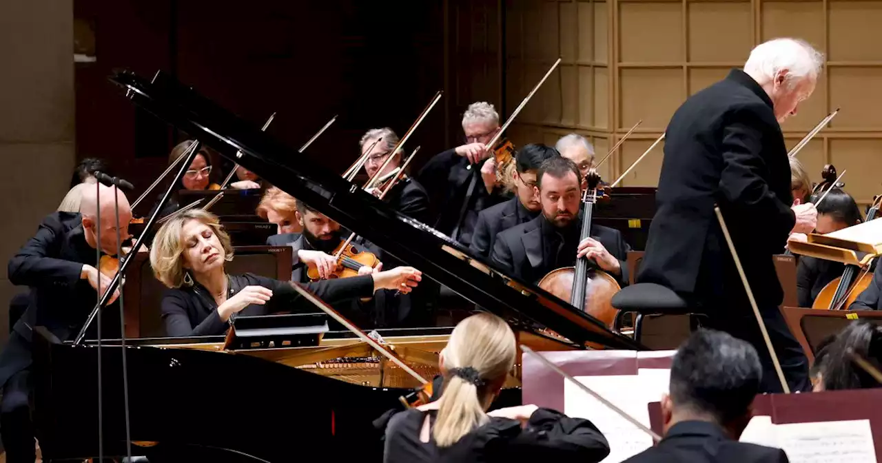 At the Dallas Symphony, a Dutch conductor and an Argentine pianist walk onto the stage…