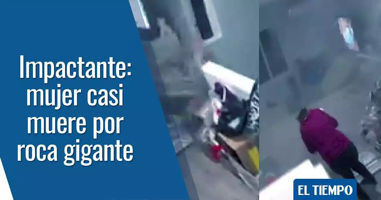 Video: mujer casi muere aplastada por una roca que ingresó a su casa en Hawái