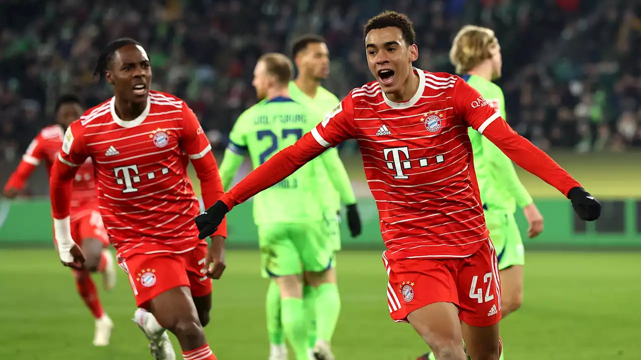 FC Bayern München gewinnt in Wolfsburg: Joshua Kimmich sieht Gelb-Rot – Zaubertor von Jamal Musiala