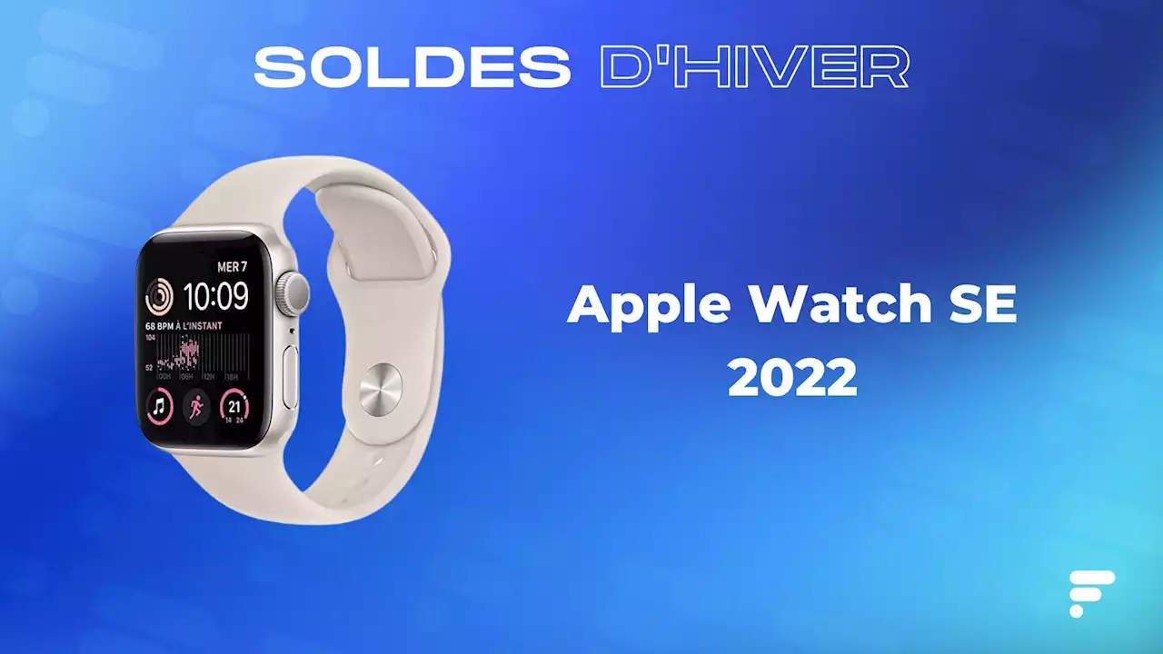 La polyvalente Apple Watch SE (2022) connait une première baisse de prix grâce aux soldes