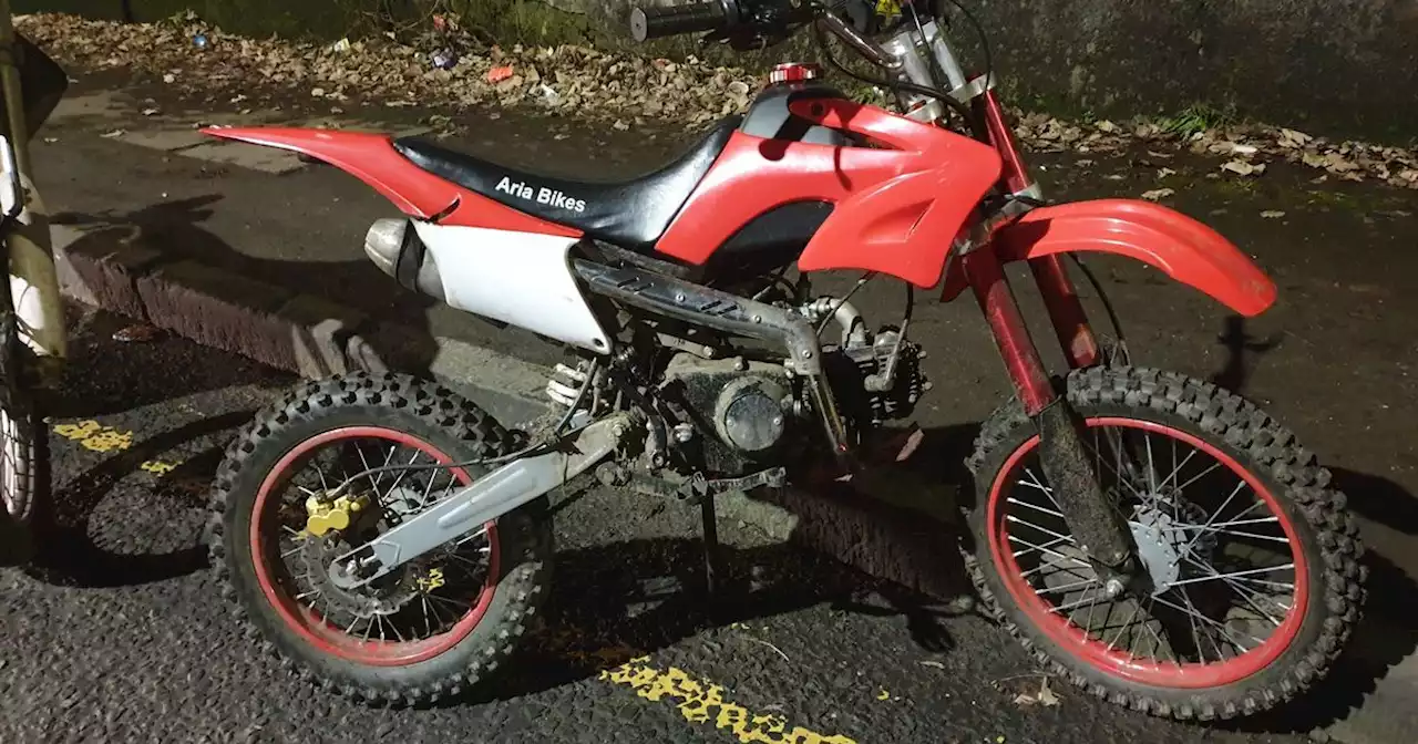 Police seize motorbike after pair caught 'riding on roads and footpaths' in east end