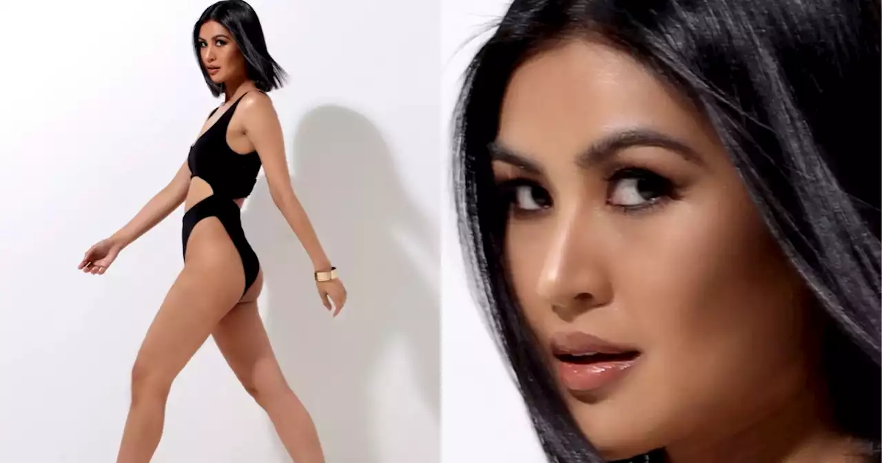 LOOK: Winwyn Marquez is on fire in black swimsuit and heels