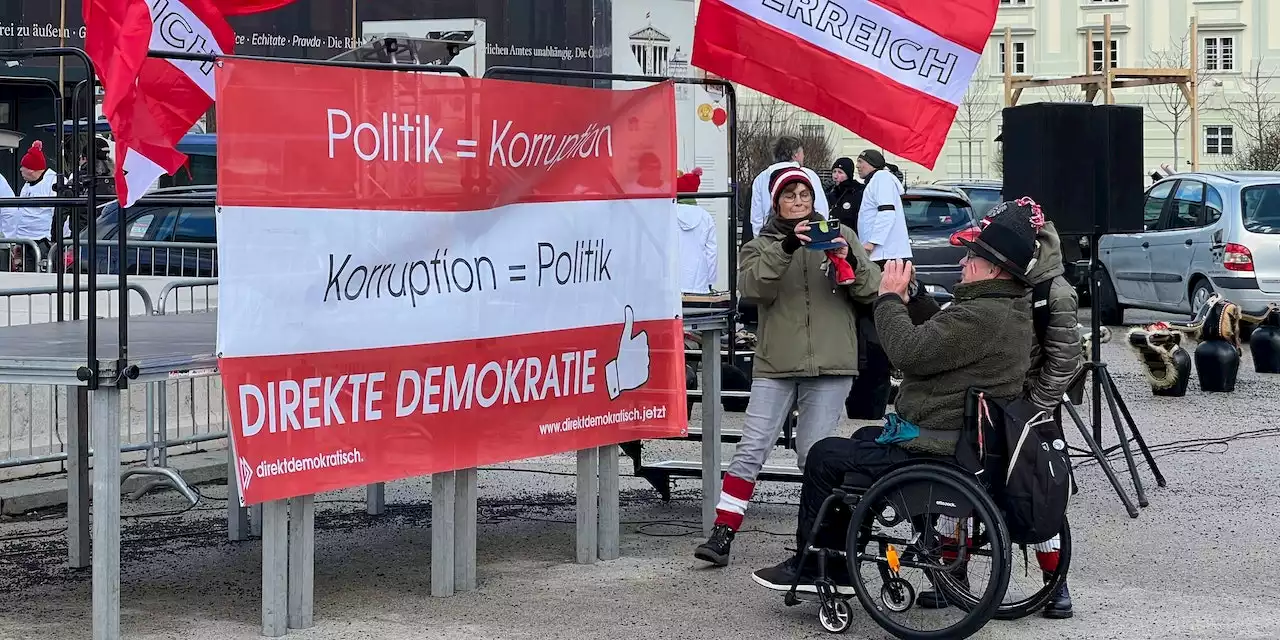 Statt Mega-Demo zog nur Mini-Truppe durch Wien