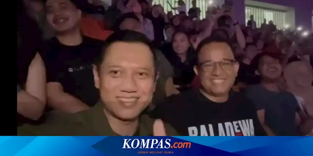 Anies-AHY Duduk Sebelahan Nonton Konser Dewa 19 di JIS