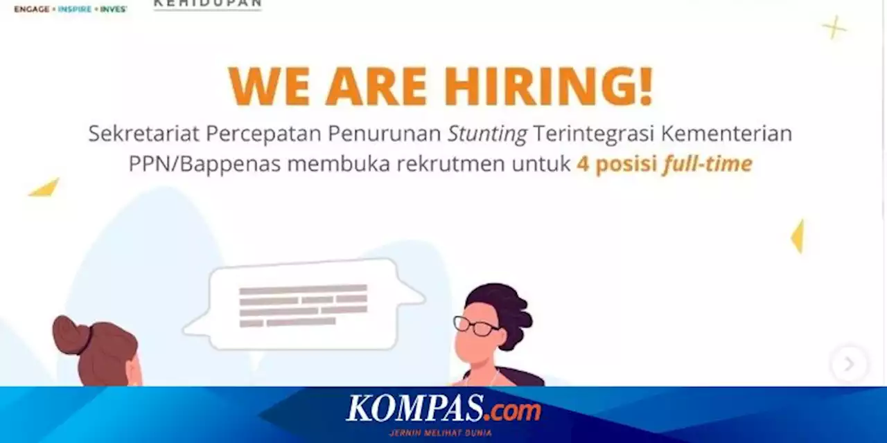 Bappenas Buka Lowongan Kerja hingga 15 Februari 2023, Simak Persyaratannya