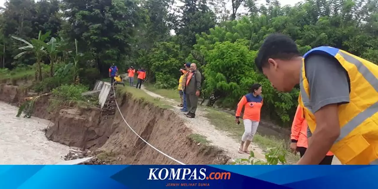 Hujan Deras Guyur Kabupaten Kupang, Tembok Penahan Tanggul Jebol