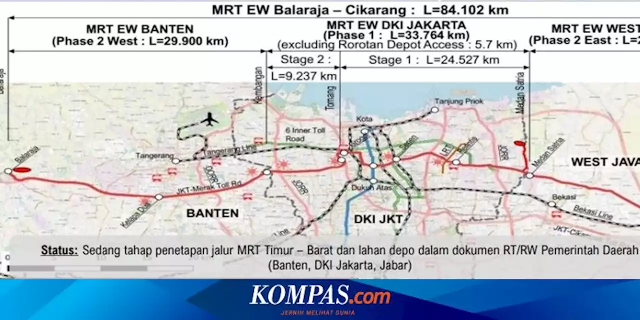 Mulai Dibangun 2024, Ini Hambatan Proyek MRT Jakarta East-West Line