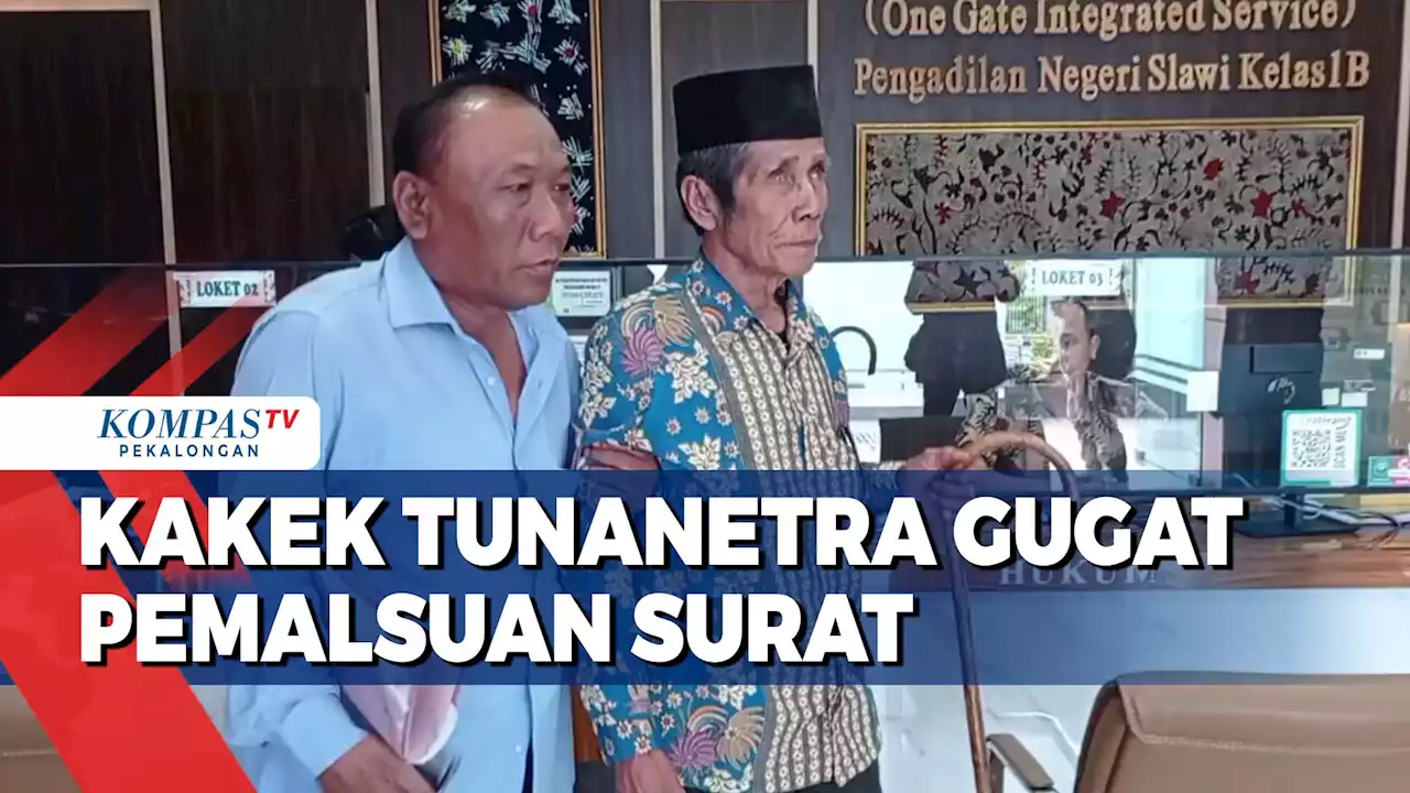 Kakek Tunanetra Gugat Praperadilan Terkait Pemalsuan Surat