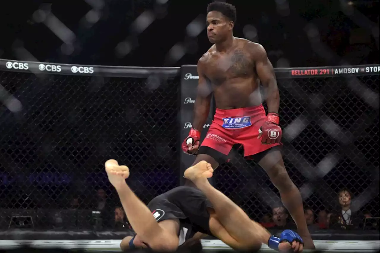 Bellator 290: Lorenz Larkin elbow KOs Mukhamed Berkhamov