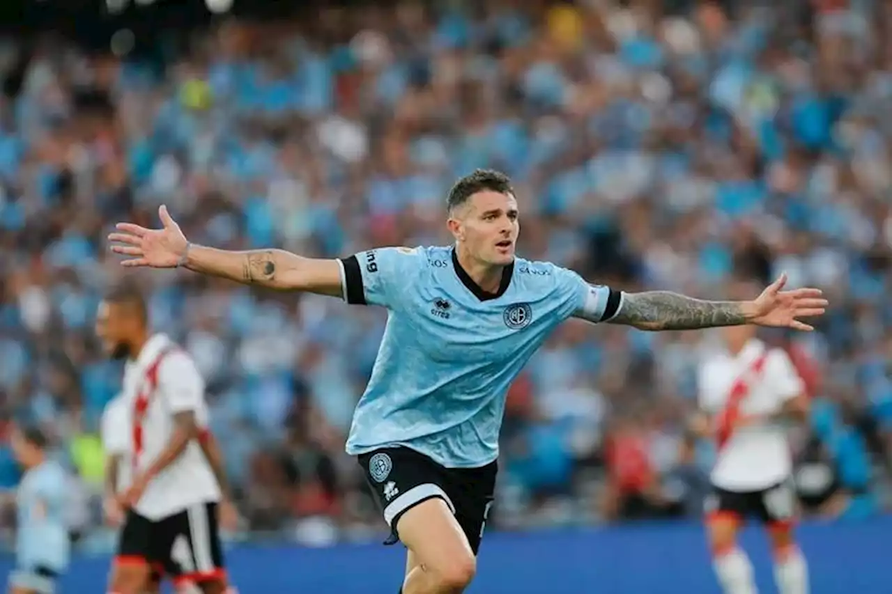 Belgrano superó a River por 2 a 1, con dos goles de su gran goleador, en el primer gran impacto de la Liga Profesional