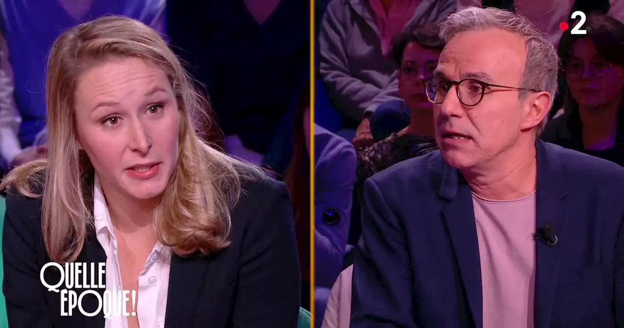 «Vous voyez où les 90% d'Arabes et de Noirs dans la rue ?» : vif accrochage entre Marion Maréchal et Philippe Besson dans «Quelle époque!»