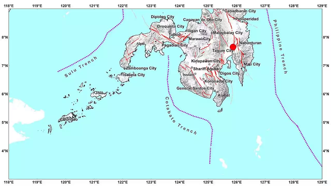 Magnitude 4.5 aftershock rocks Davao de Oro — Phivolcs