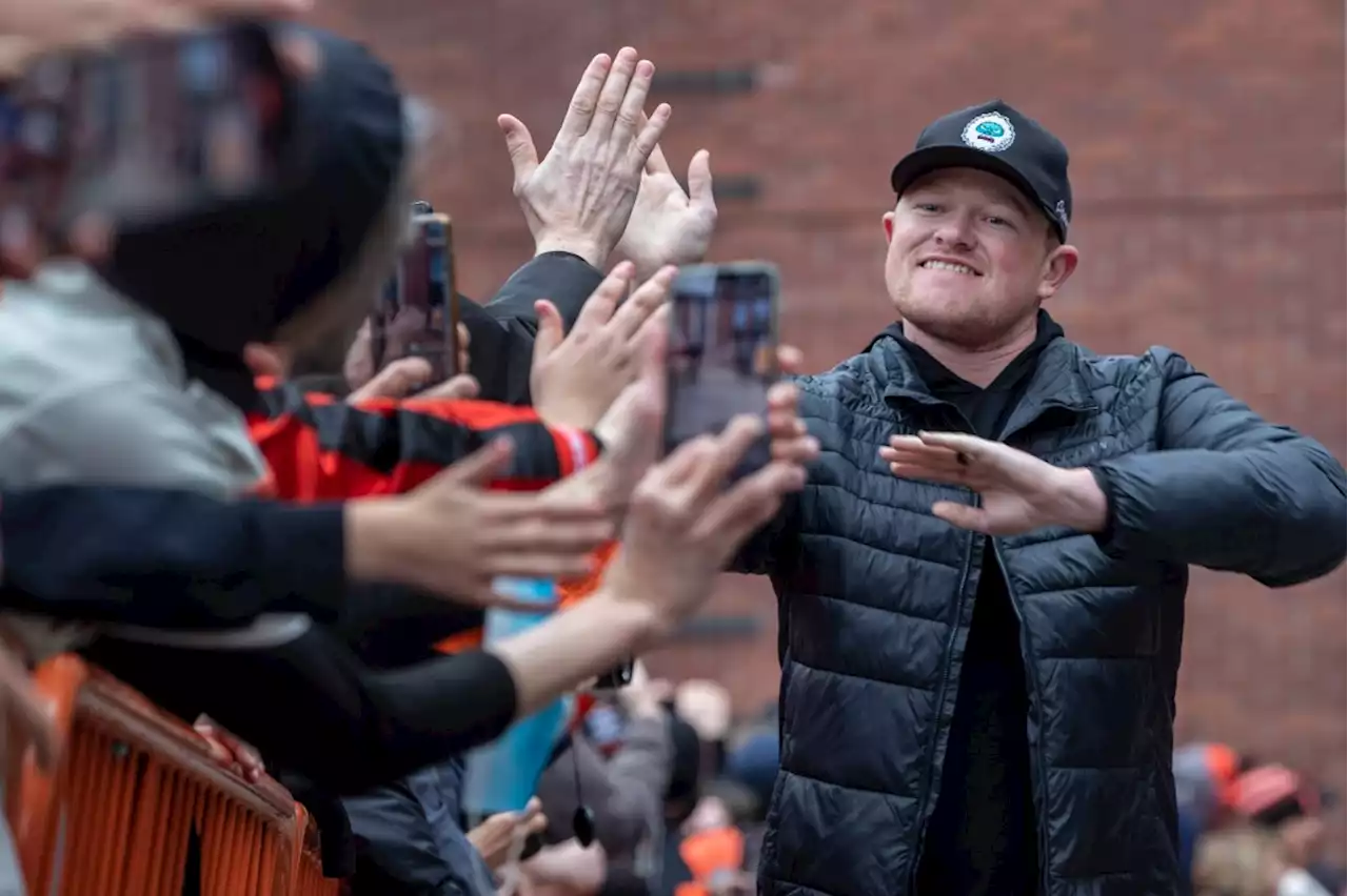 At soggy SF Giants fan fest, Logan Webb reflects on ‘weird’ offseason, meeting with Judge, Correa