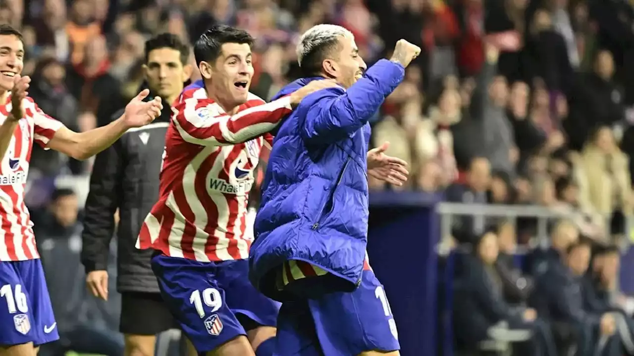 Ángel Correa marcó un gol desde el banco de suplentes