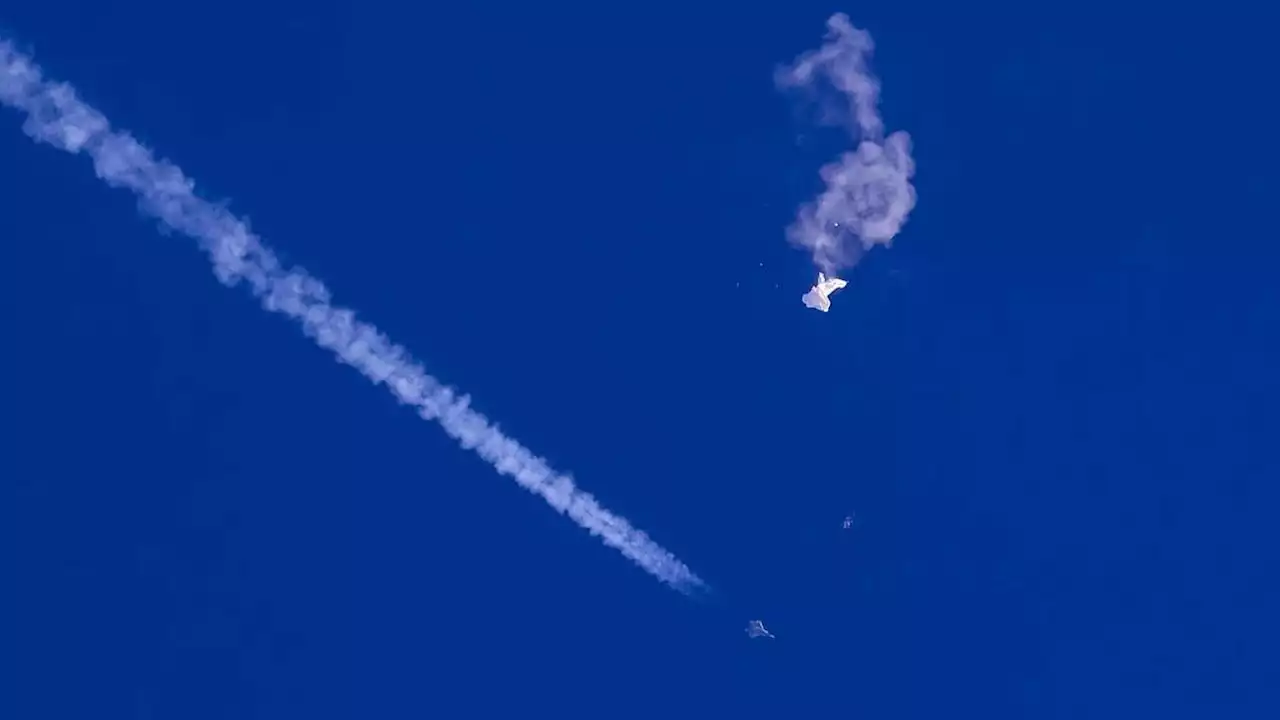 VIDEO: Así Estados Unidos derribó el globo chino acusado de espía