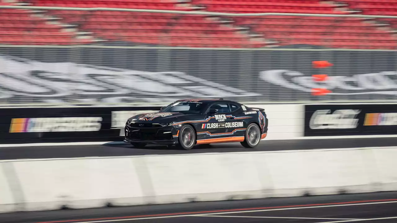 What It’s Like Lapping the Clash at the Coliseum NASCAR Track